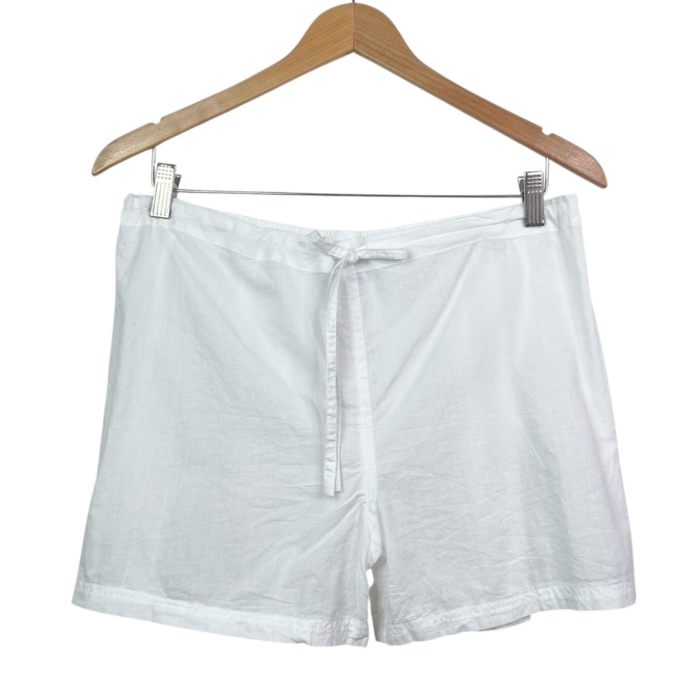 Arabella Sleepwear Vintage Lightweight White Cotton Sleep Lounge Shorts Size XS